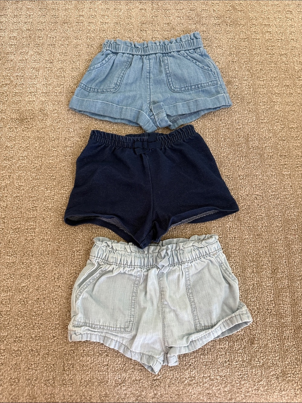Baby Girl Jean Short Bundle